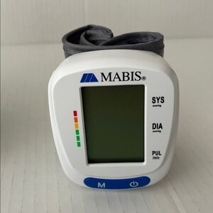 Mabis Blood Pressure Monitor Wrist Style New in Box!